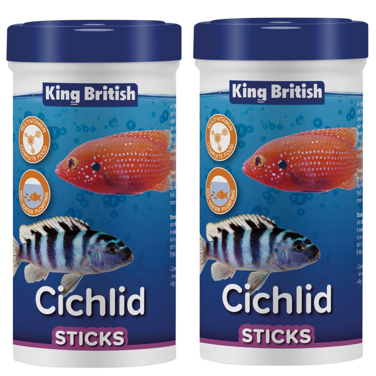 King British - Cichlid Floating Sticks (100g)