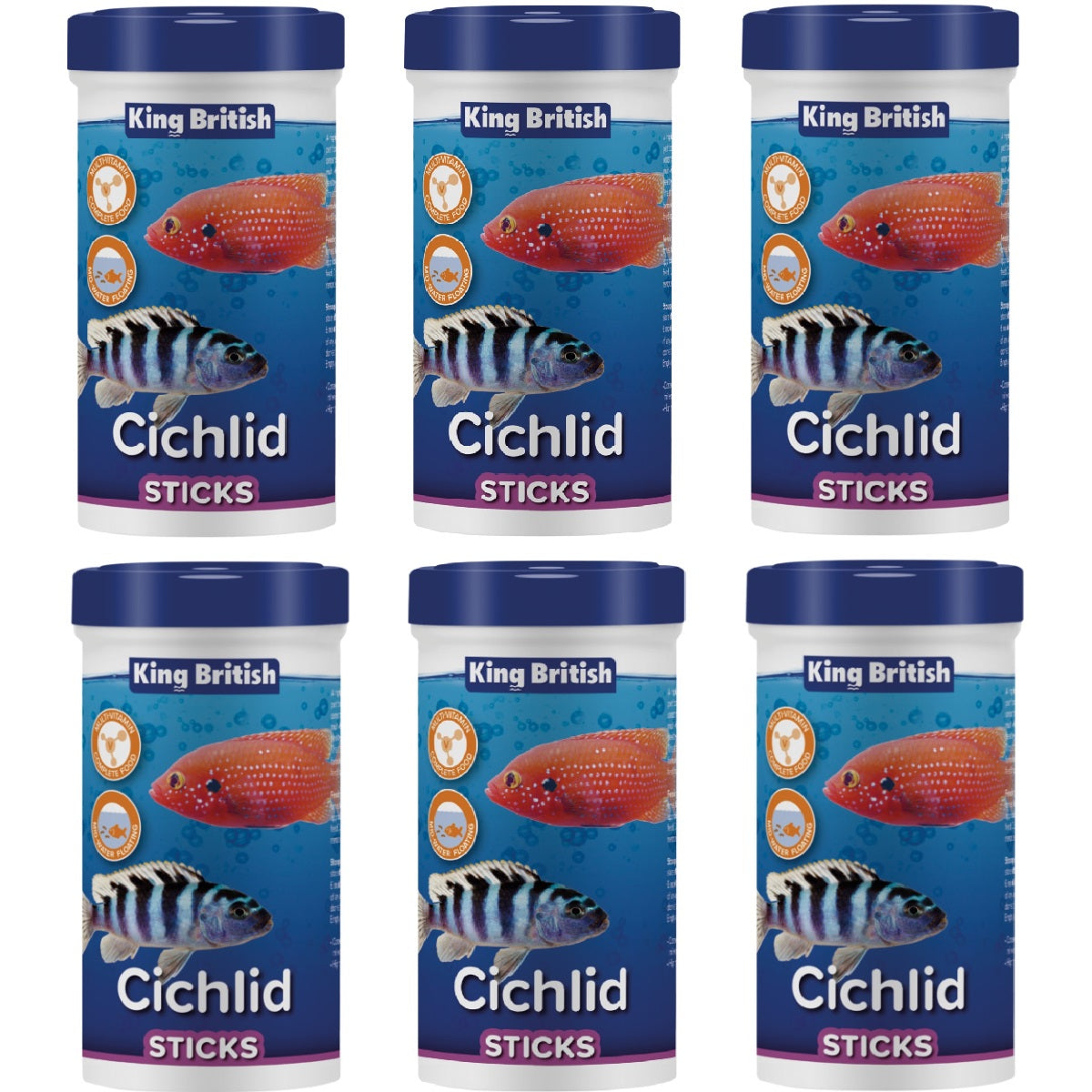 King British - Cichlid Floating Sticks (100g)