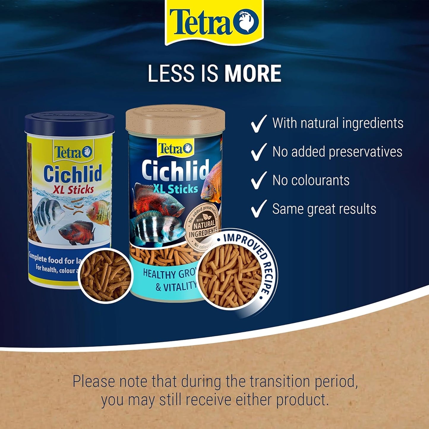 Tetra - Cichlid XL Sticks (500ml)