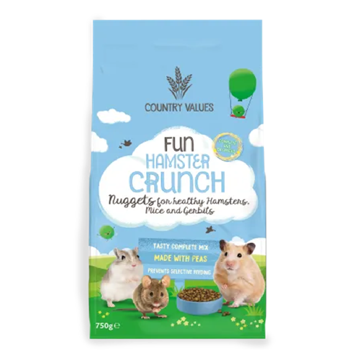 Country Values - Hamster Crunch (750g)