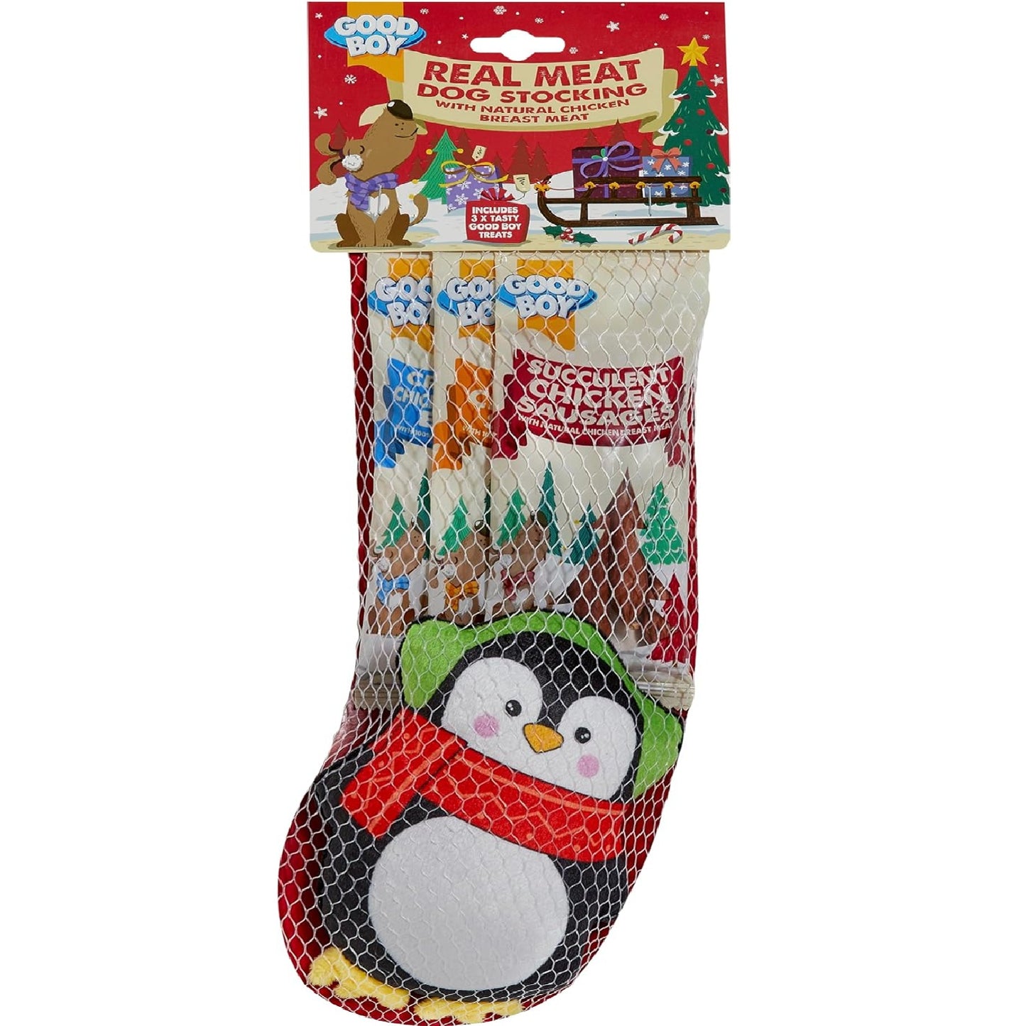 Good Boy - Real Meat Dog Christmas Stocking