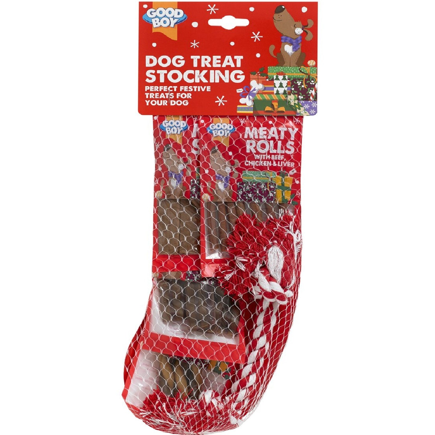 Good Boy - Dog Treat Christmas Stocking