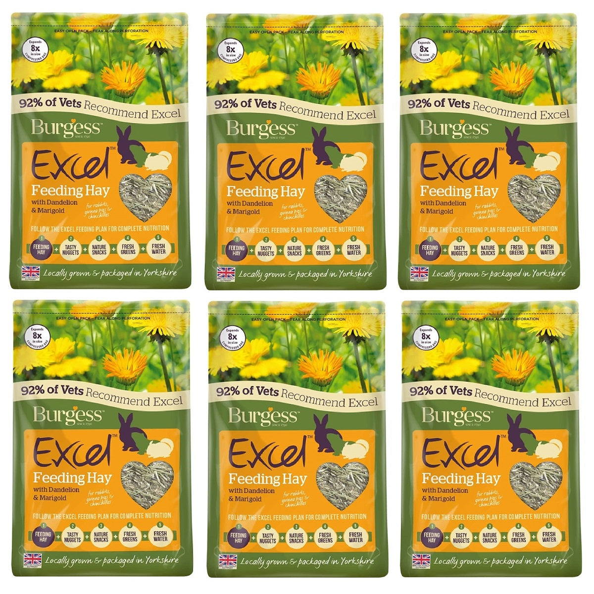 Excel - Dandelion and Marigold Feeding Hay