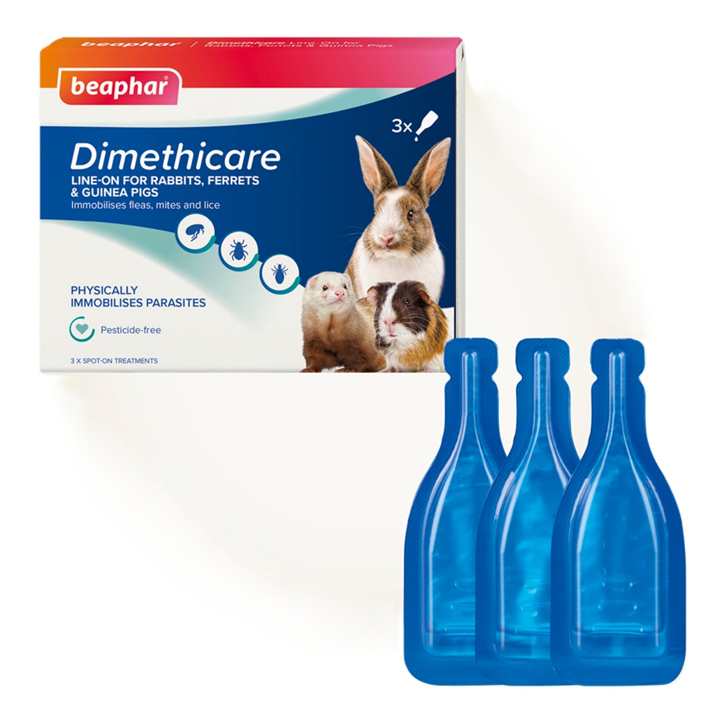 Beaphar - Animal Dimethicare Line-On (3pk)