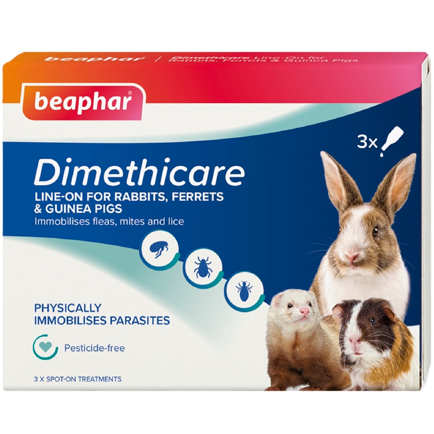Beaphar - Animal Dimethicare Line-On (3pk)