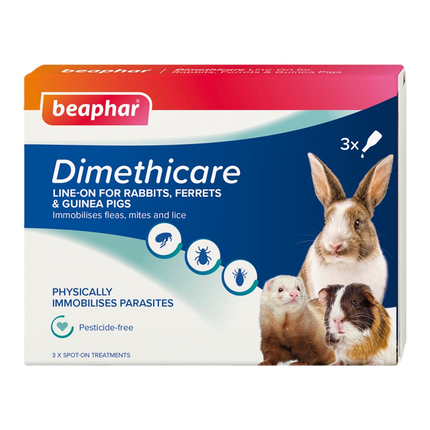 Beaphar - Animal Dimethicare Line-On (3pk)