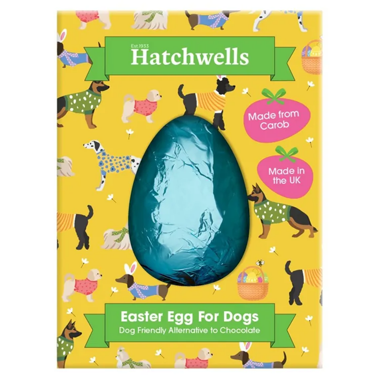 Hatchwells - Dog Carob Easter Egg