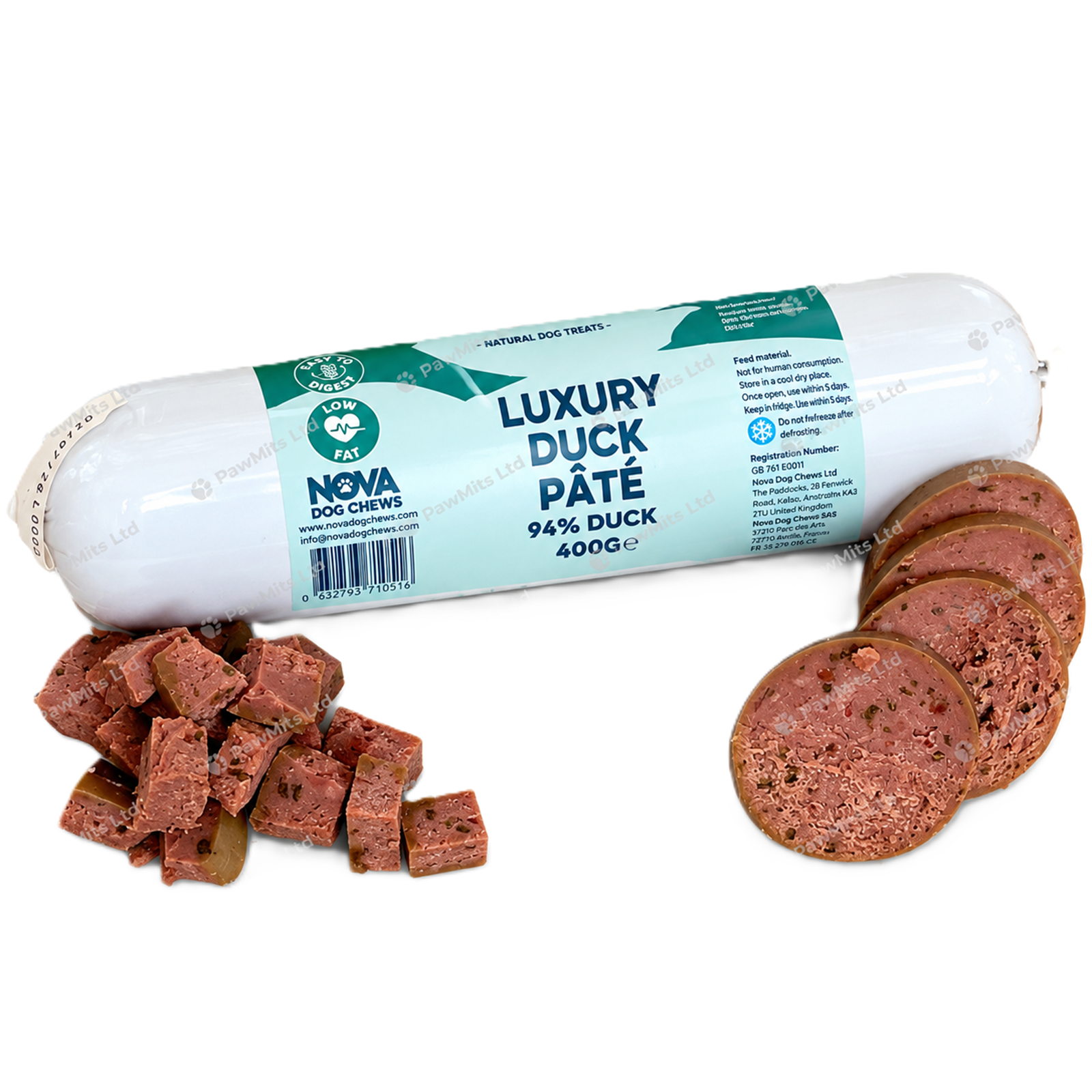 Paddock Farm - Luxury Duck Pate (400g) | PawMits Pet Supplies
