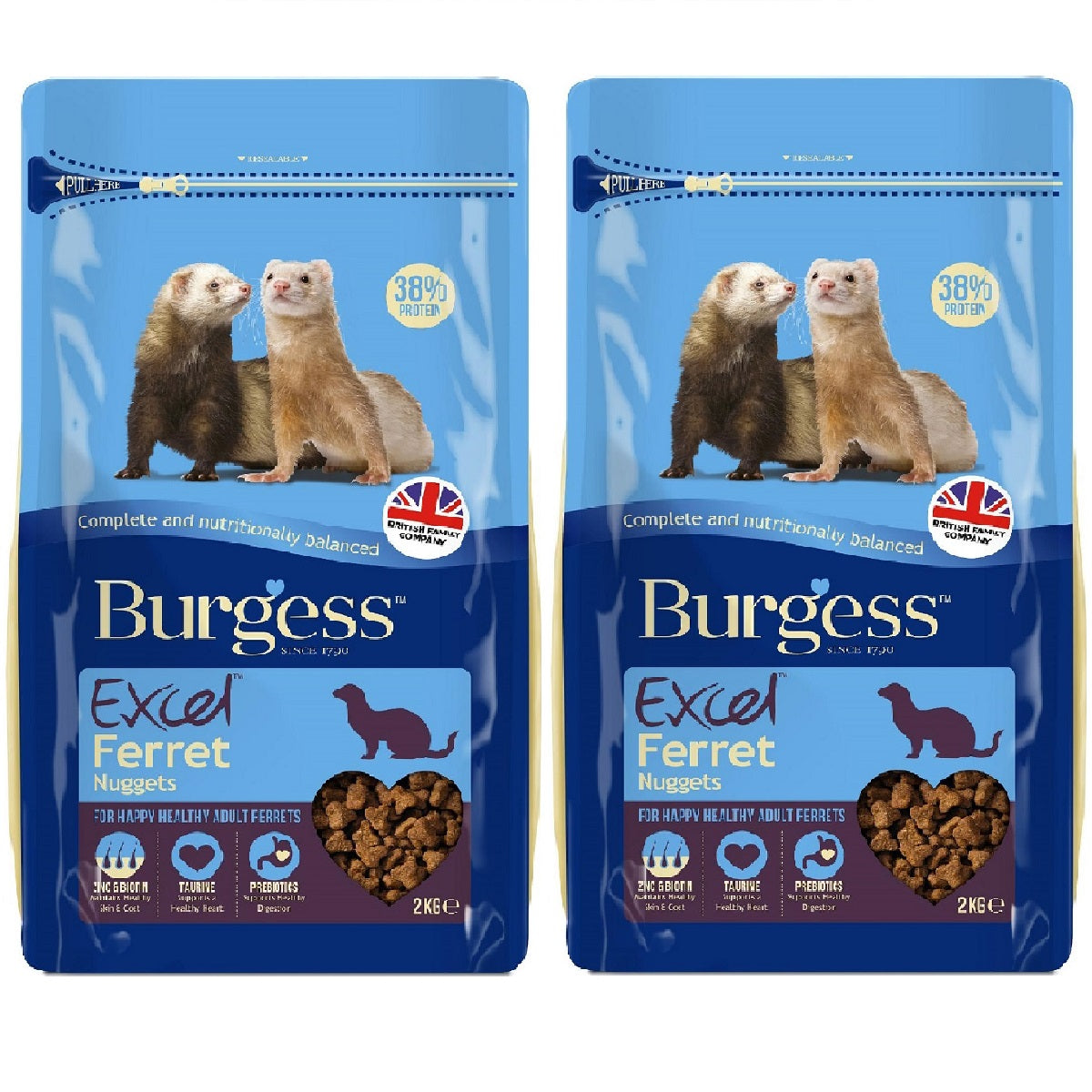Burgess - Excel Ferret Nuggets (2kg)
