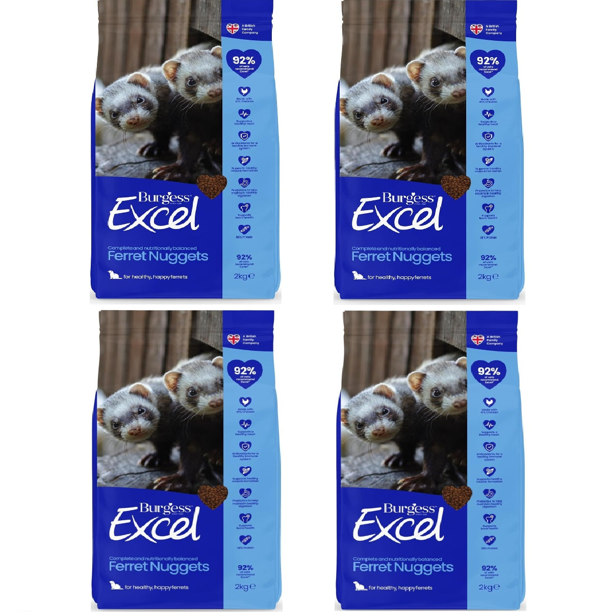 Burgess - Excel Ferret Nuggets (2kg)