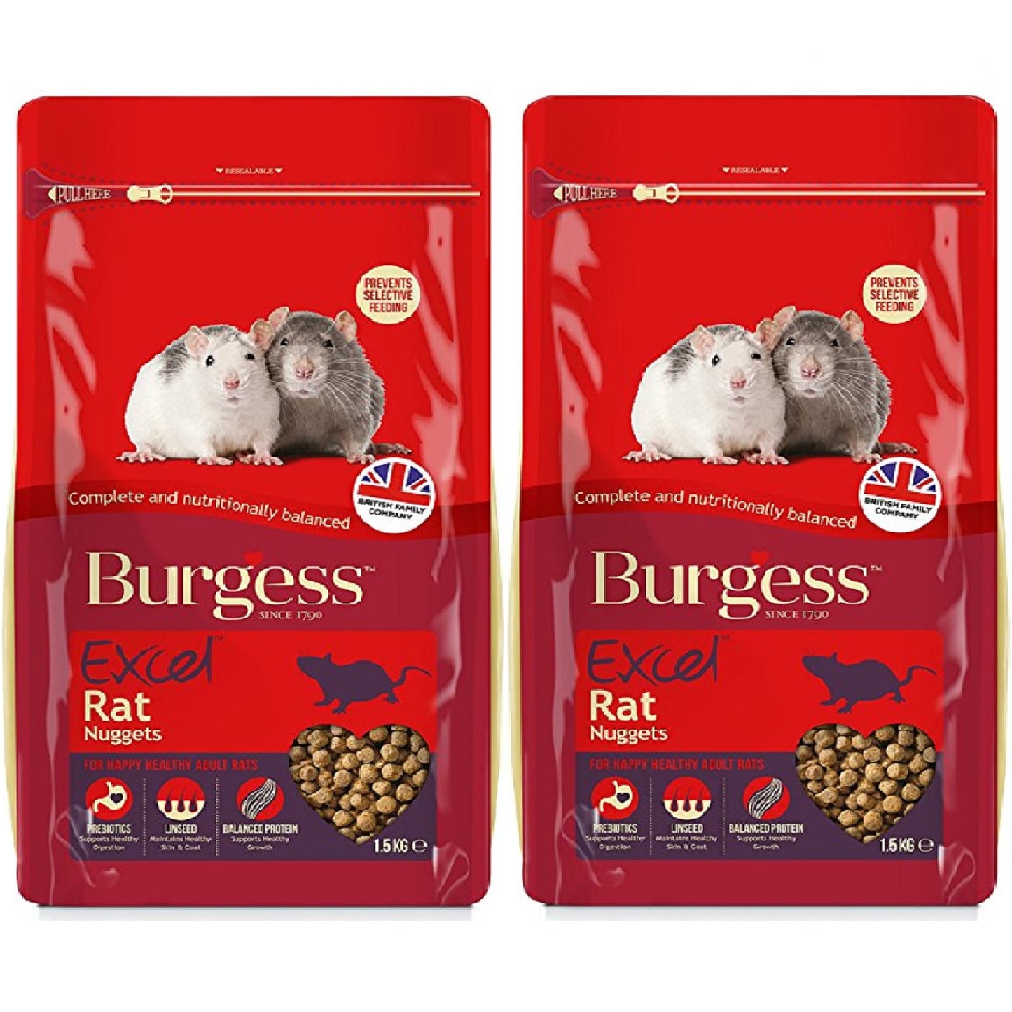Burgess - Excel Rat Nuggets (1.5kg)