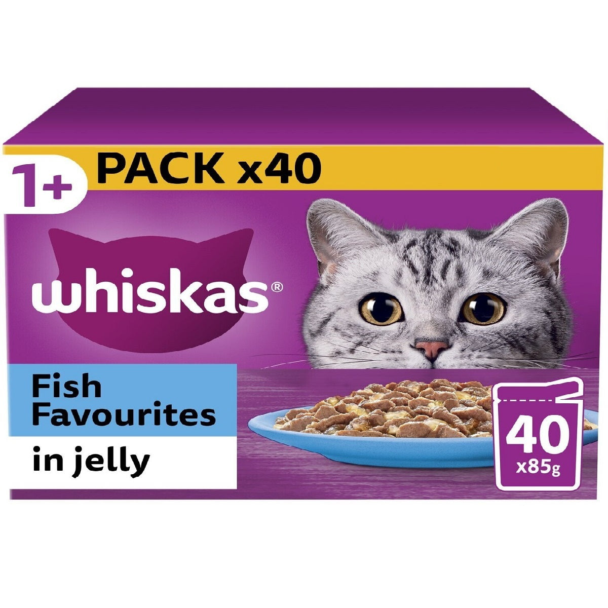 Whiskas 1+ Pouches - Fish Selection