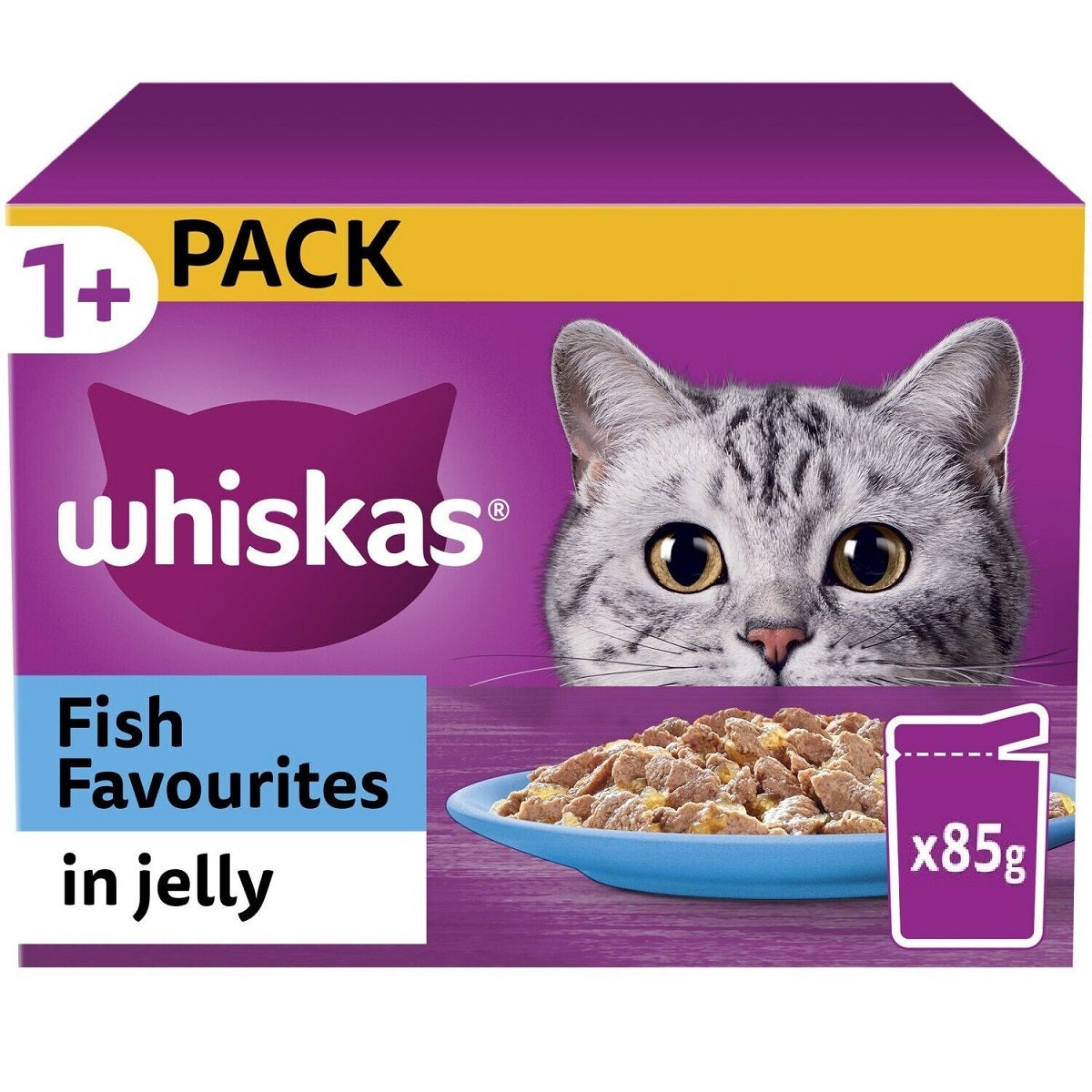 Whiskas 1+ Pouches - Fish Selection