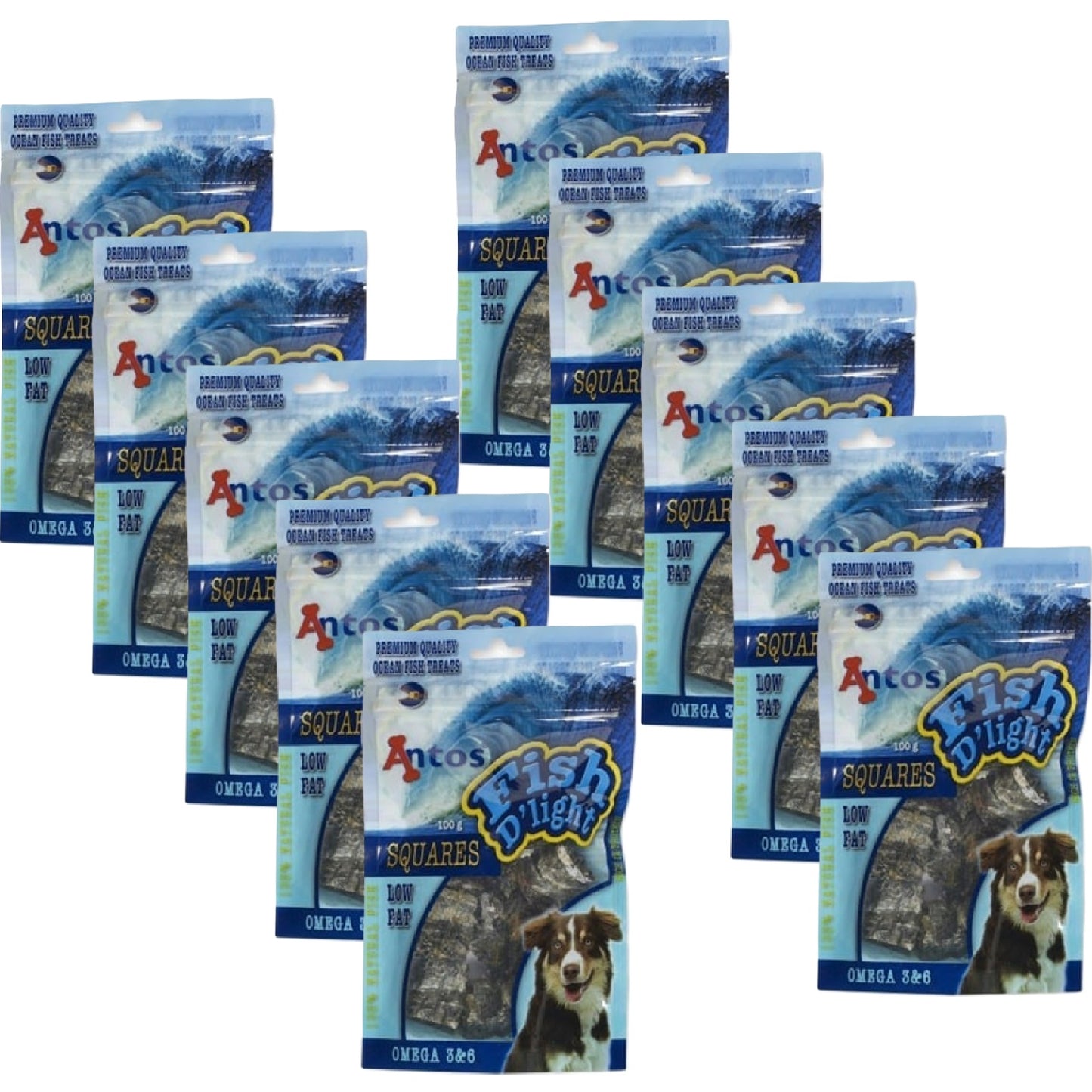 Antos - Fish D'light Squares (100g)