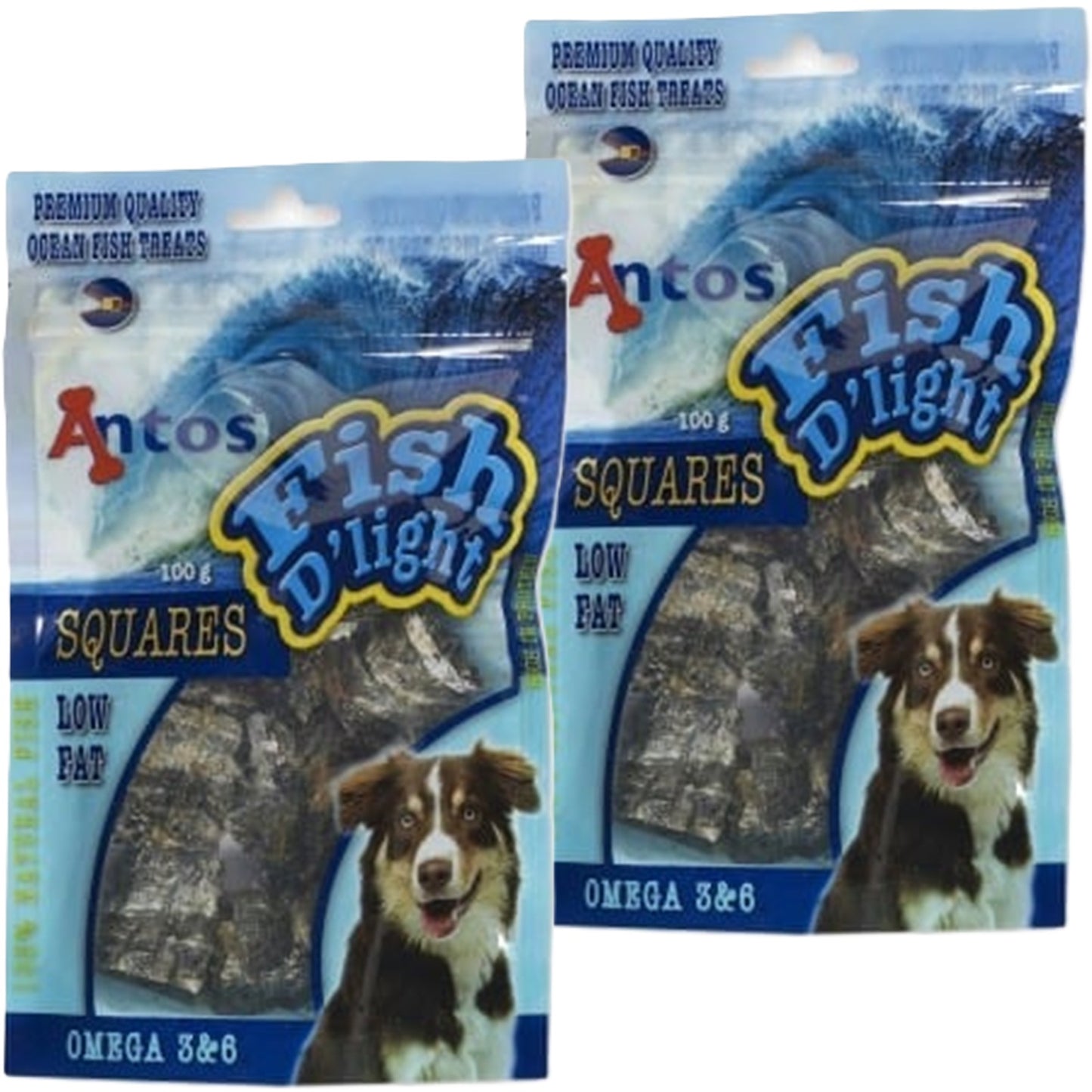 Antos - Fish D'light Squares (100g)