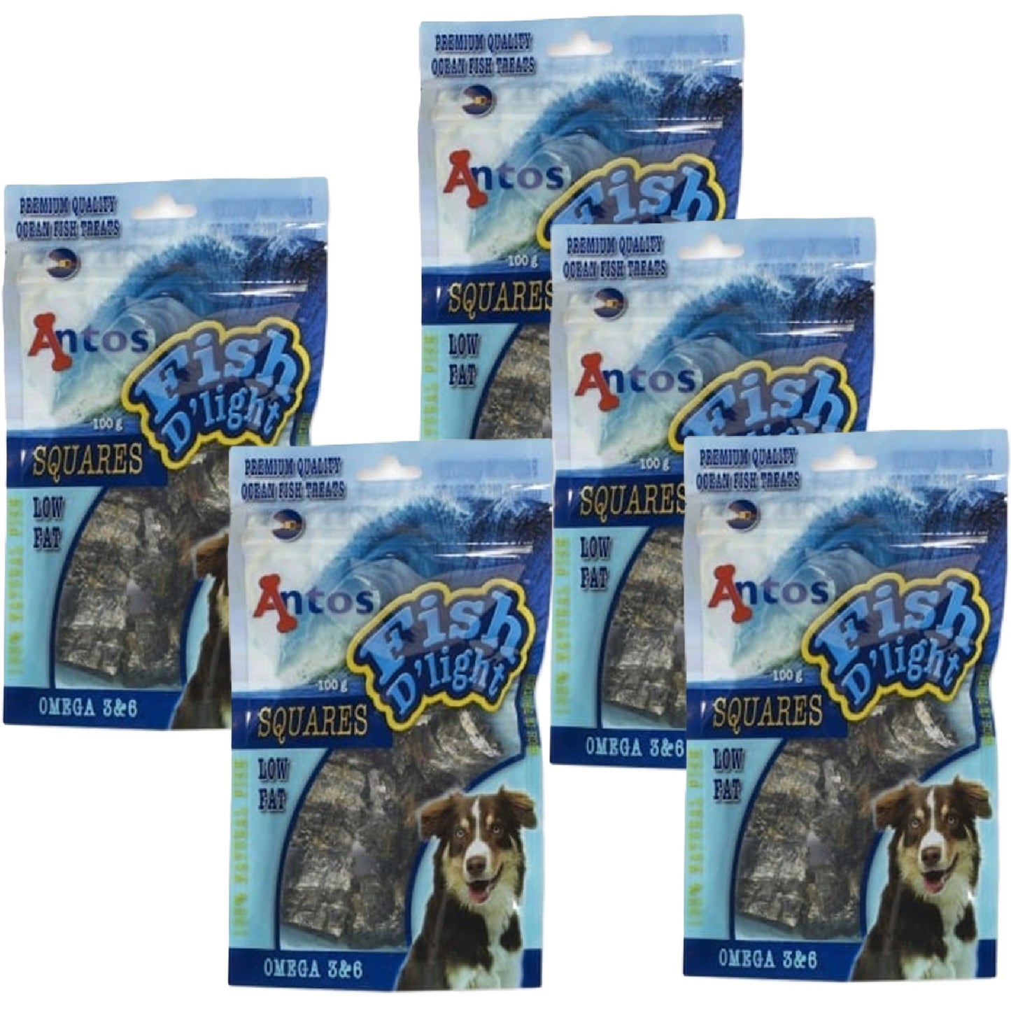 Antos - Fish D'light Squares (100g)