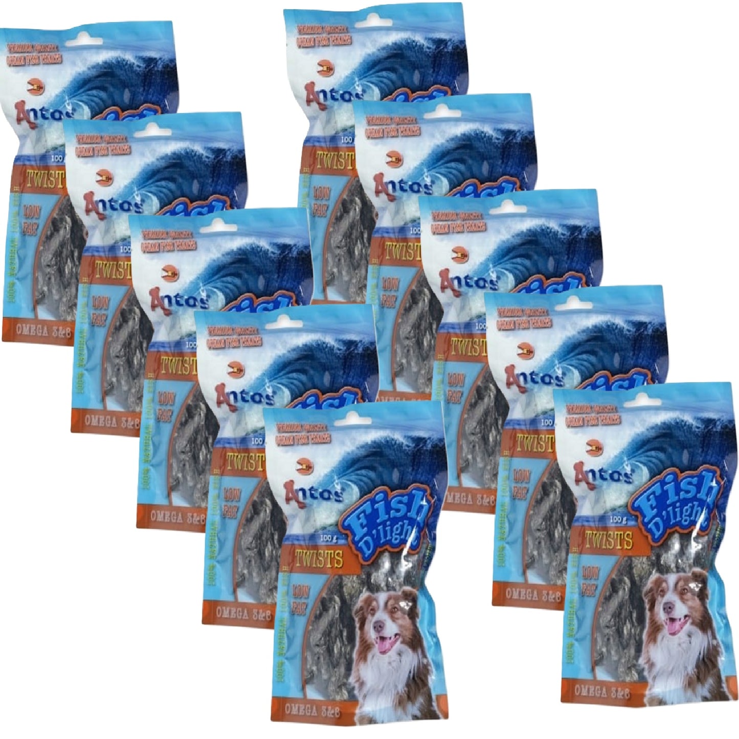 Antos - Fish D'light Twists (100g)