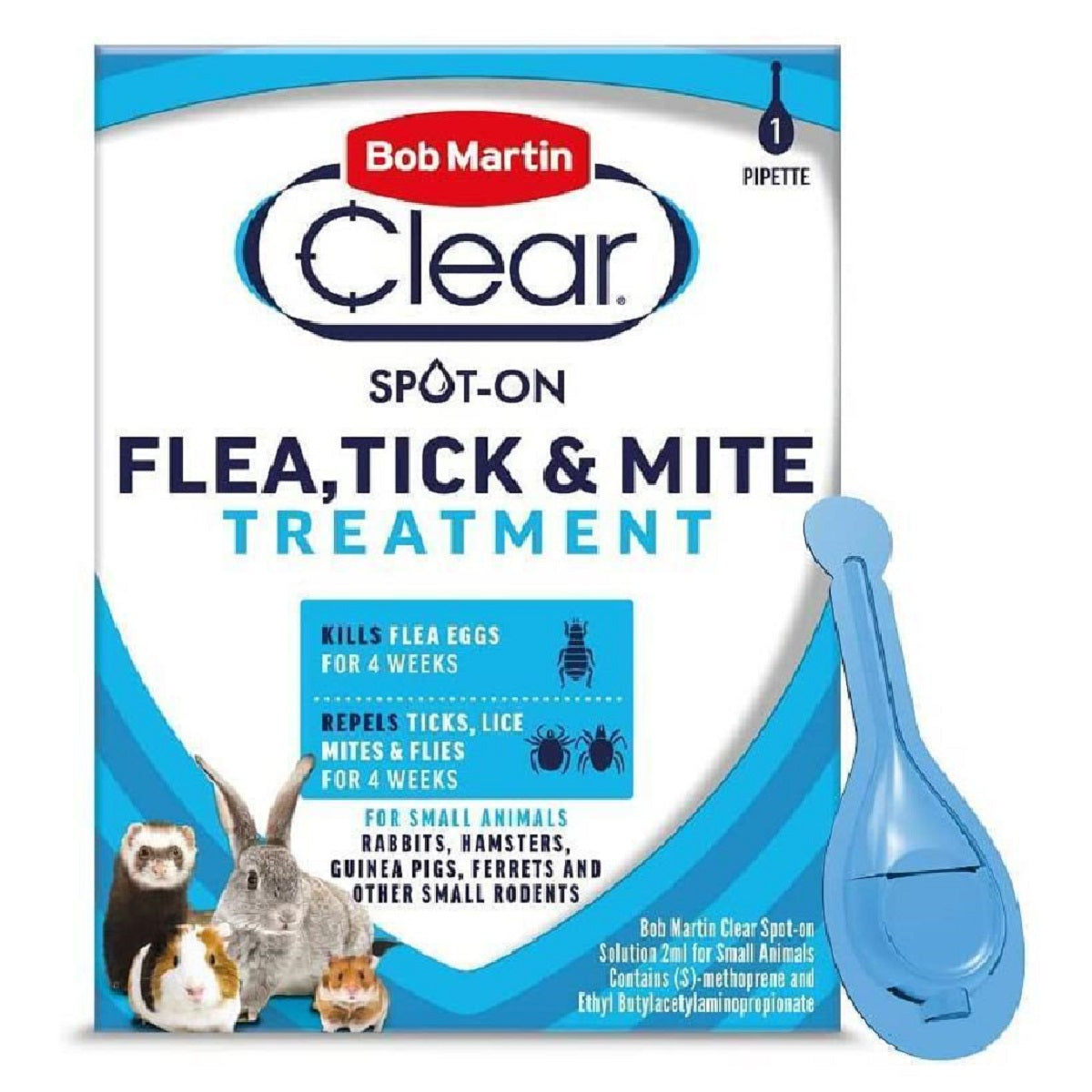 Bob Martin - Small Animal Flea, Tick & Mite Treatment