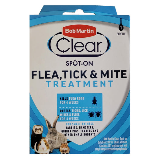 Bob Martin - Small Animal Flea, Tick & Mite Treatment