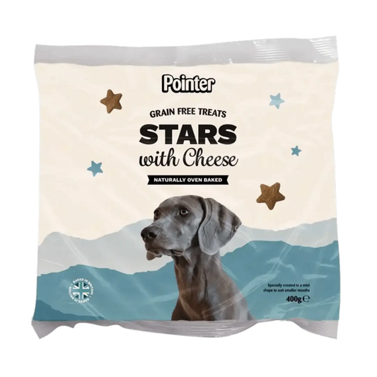 Pointer - Grain Free Stars with Cheese (400g)