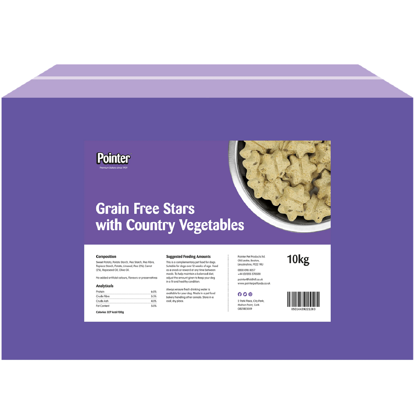 Pointer - Grain Free Stars with Country Veg (10kg)