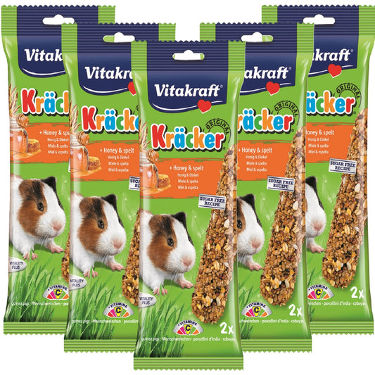 Vitakraft - Guinea Pig Kracker Honey & Spelt (5 Packs)