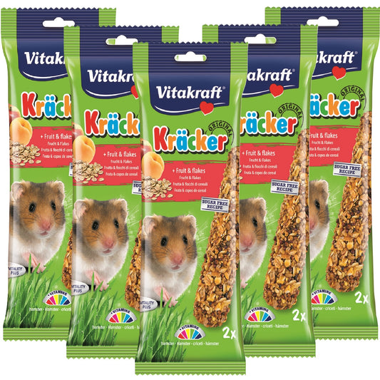 Vitakraft - Hamster Kracker Fruit & Flakes (5 Packs)
