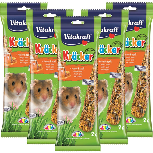 Vitakraft - Hamster Kracker Honey & Spelt (5 Packs)