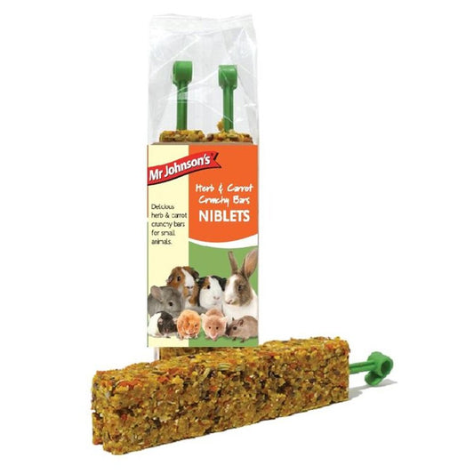Mr Johnsons - Herb & Carrot Crunchy Bars (8 Packs)