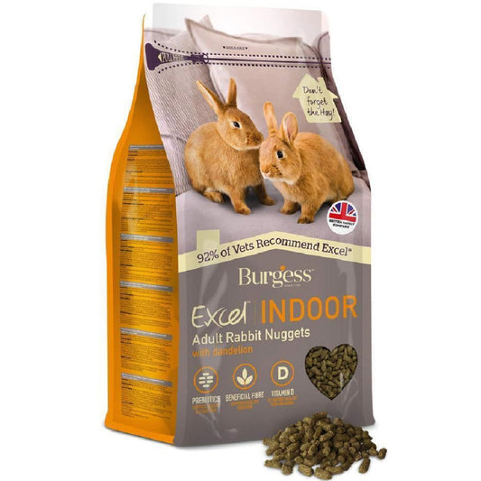 Burgess - Excel Indoor Rabbit Nuggets (1.5kg)