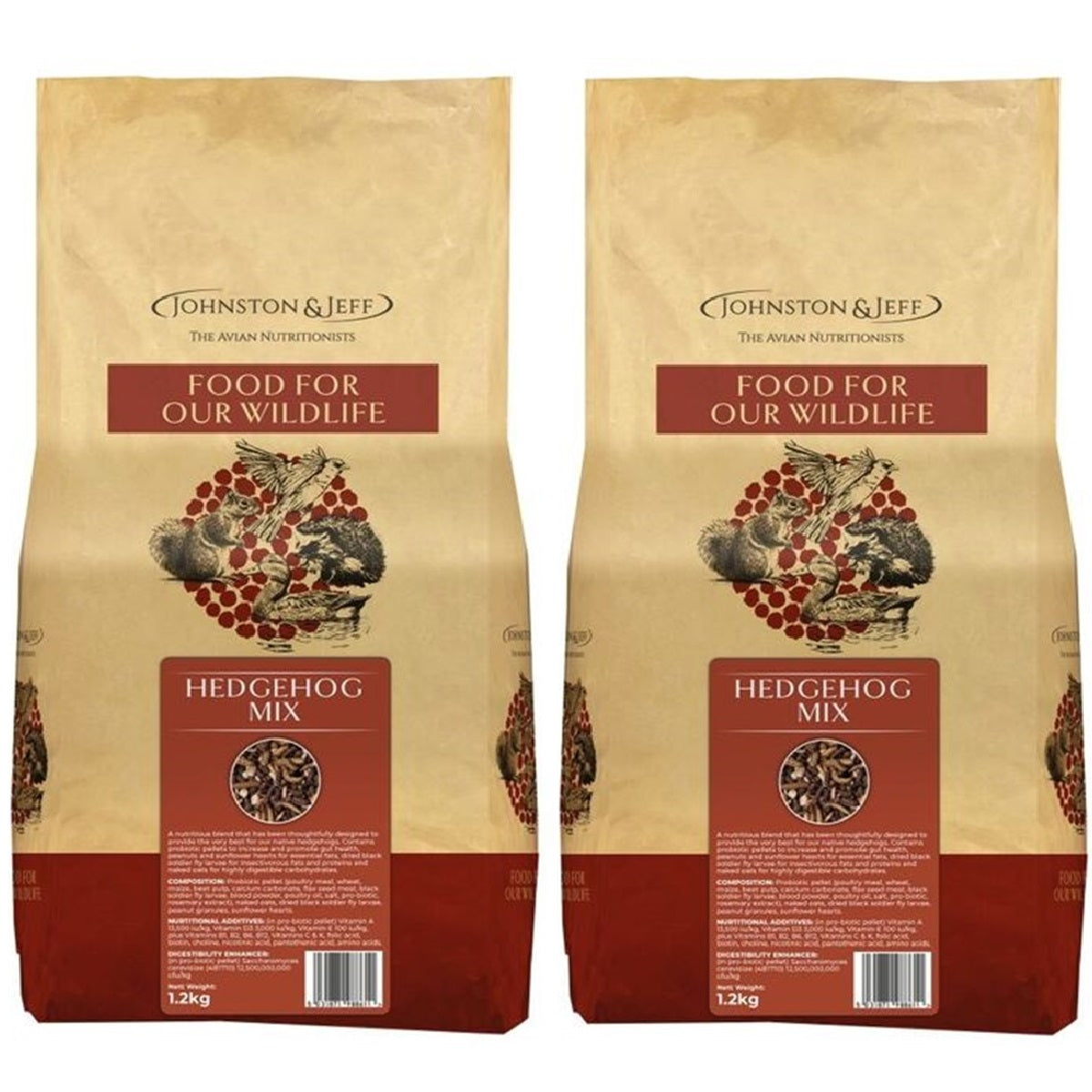 Johnston & Jeff - Hedgehog Mix (1.2kg)