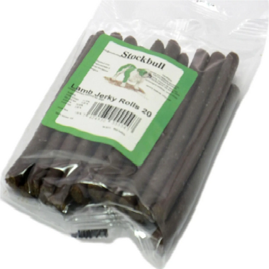 Stockbull - Lamb Jerky Rolls (20pk)