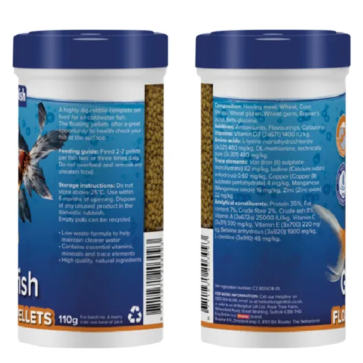 King British - Goldfish Floating Pellets (42g)