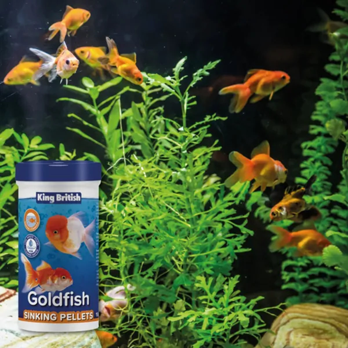 King British - Goldfish Sinking Pellets (150g)