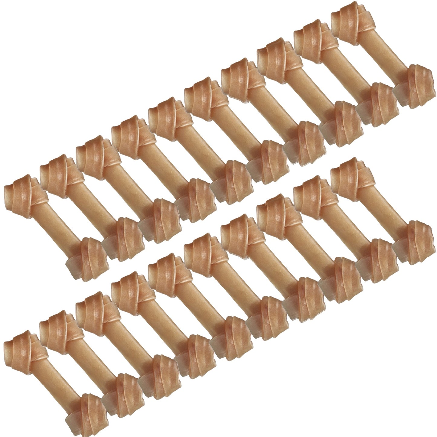 Rawhide Knot Bones (6.5" inch)