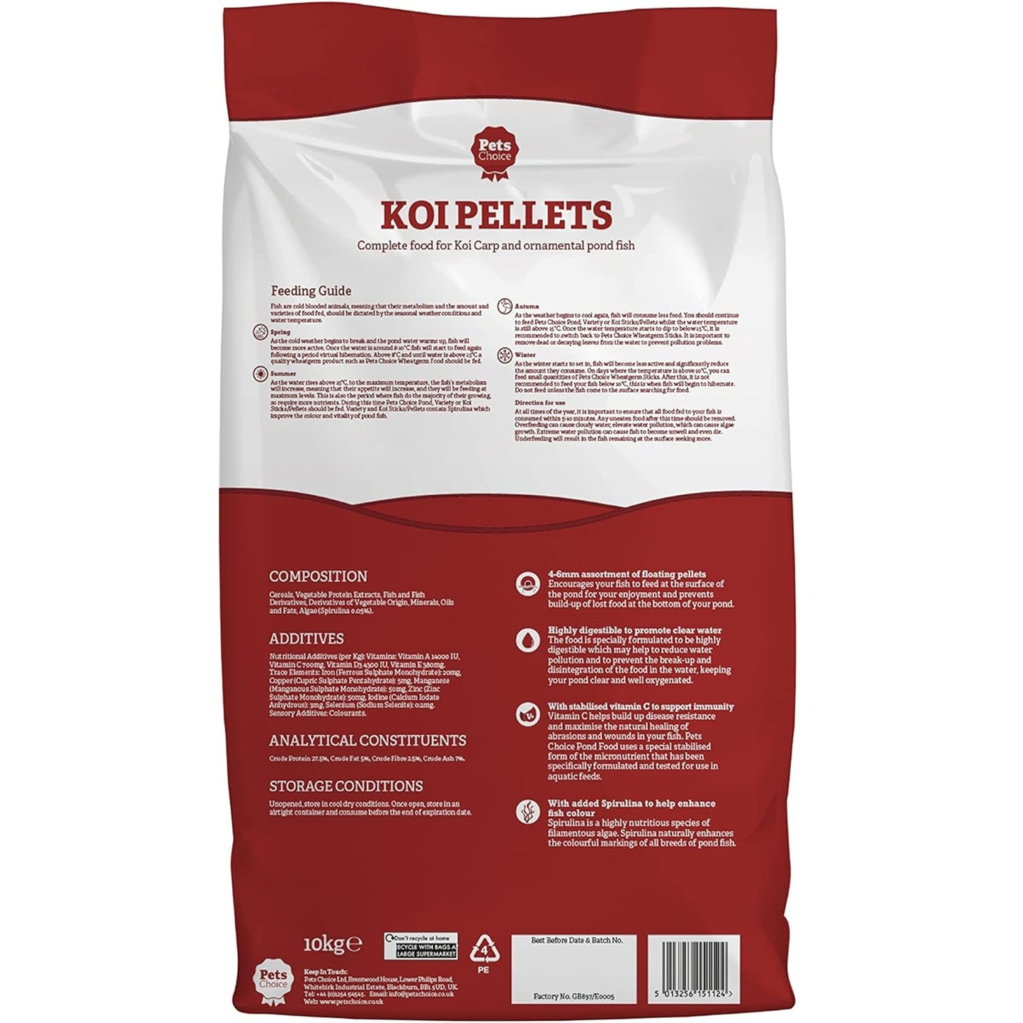 Pets Choice - Koi Carp Pellets