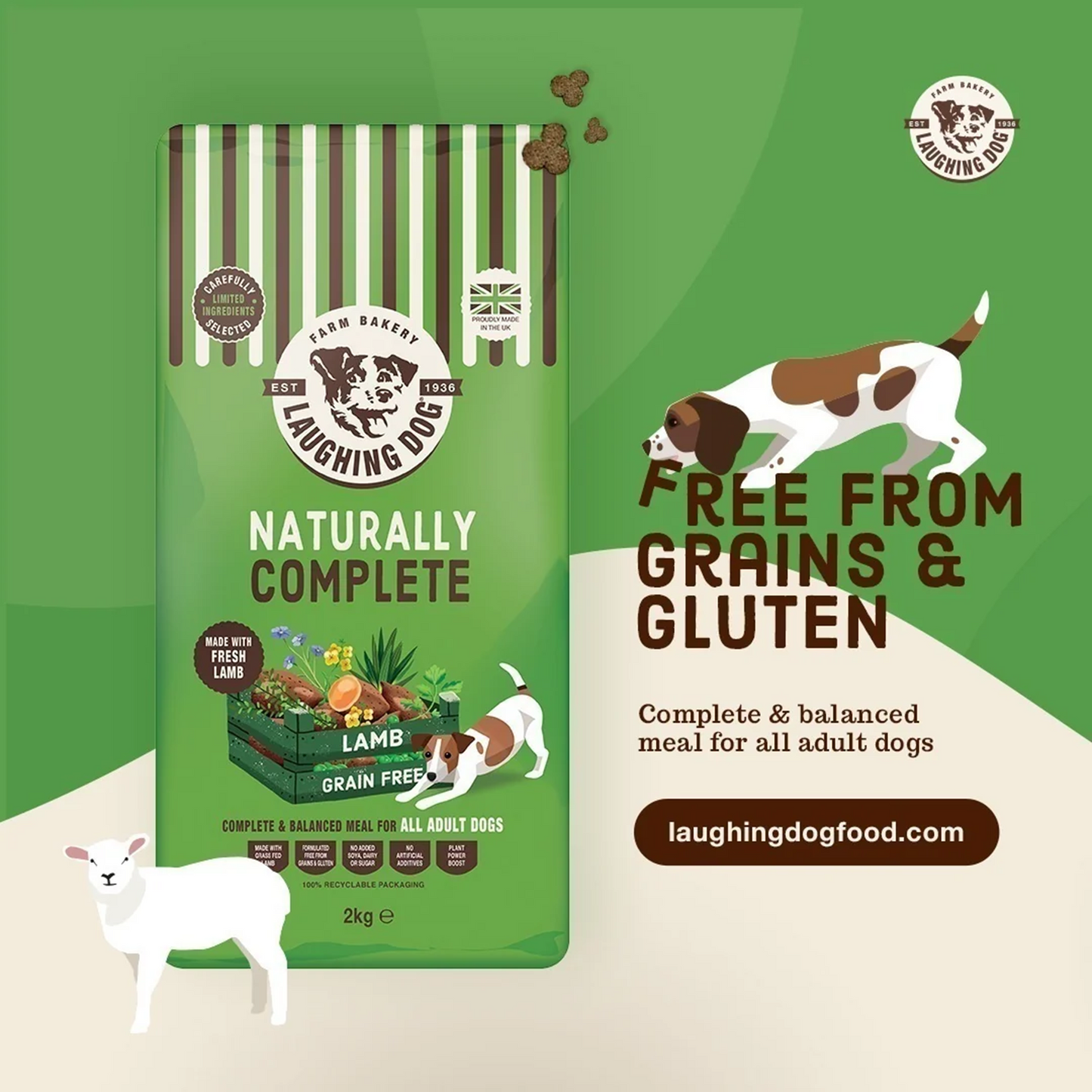 Laughing Dog - Naturally Complete Lamb (Grain Free)