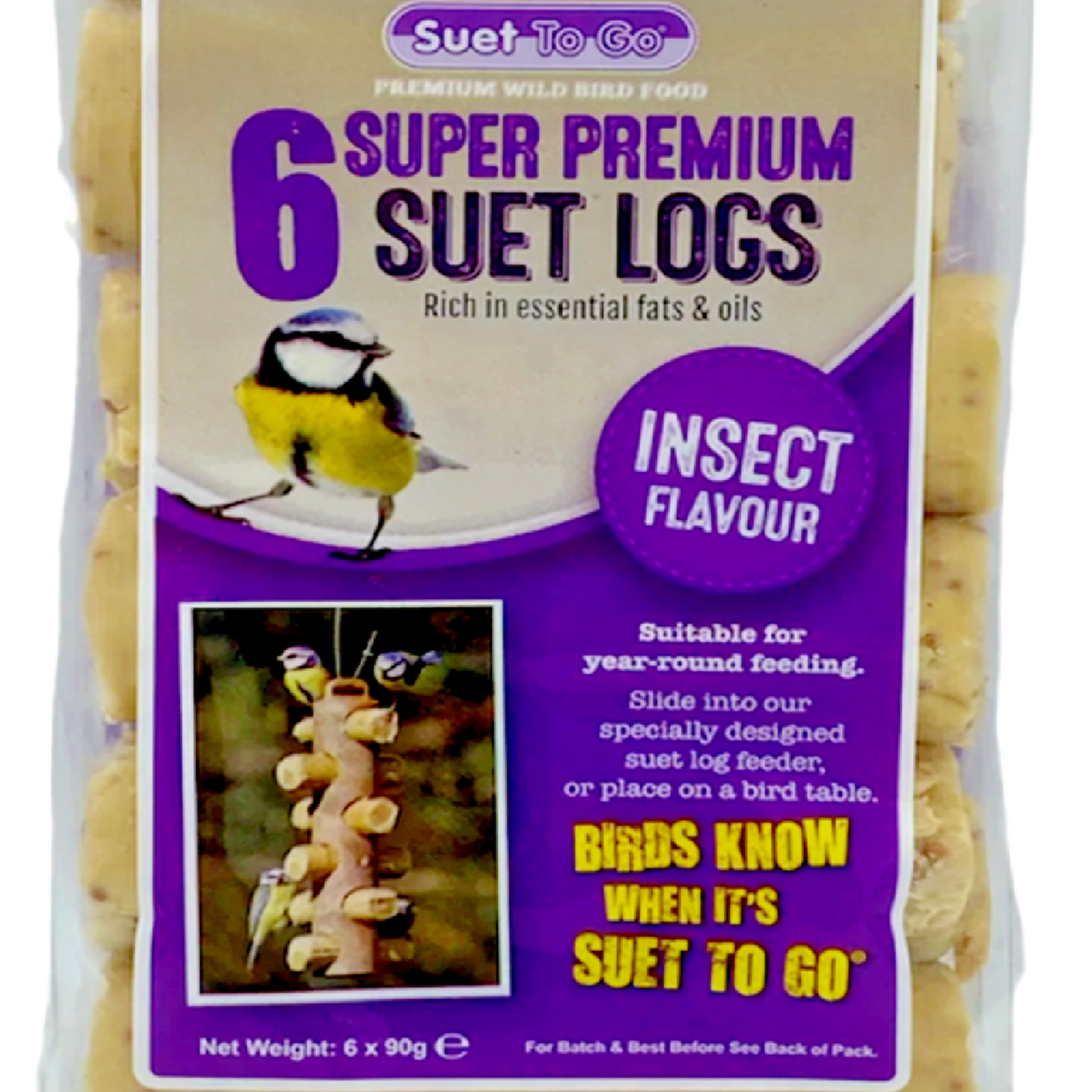 Suet To Go - Suet Logs (6pk)