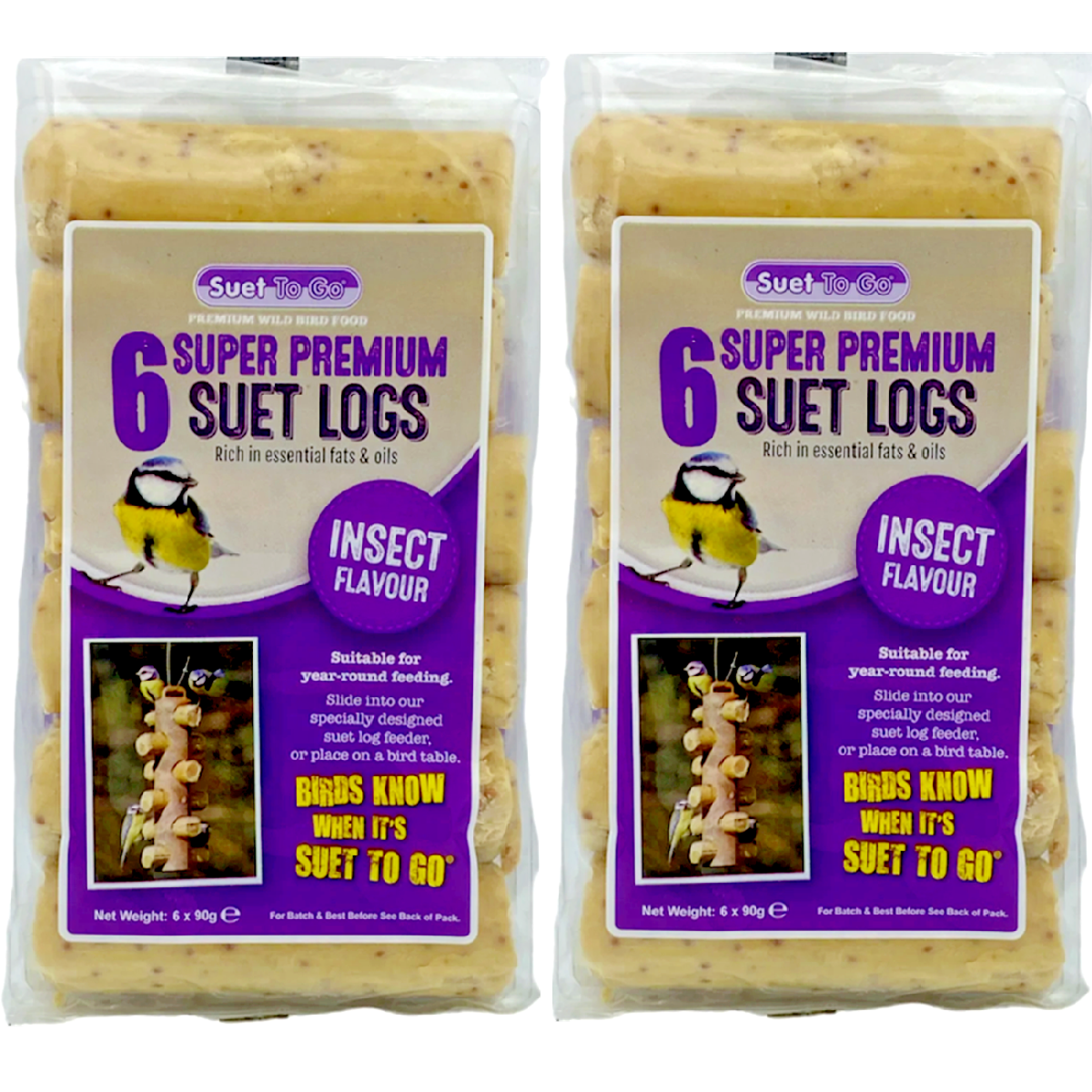 Suet To Go - Suet Logs (6pk)