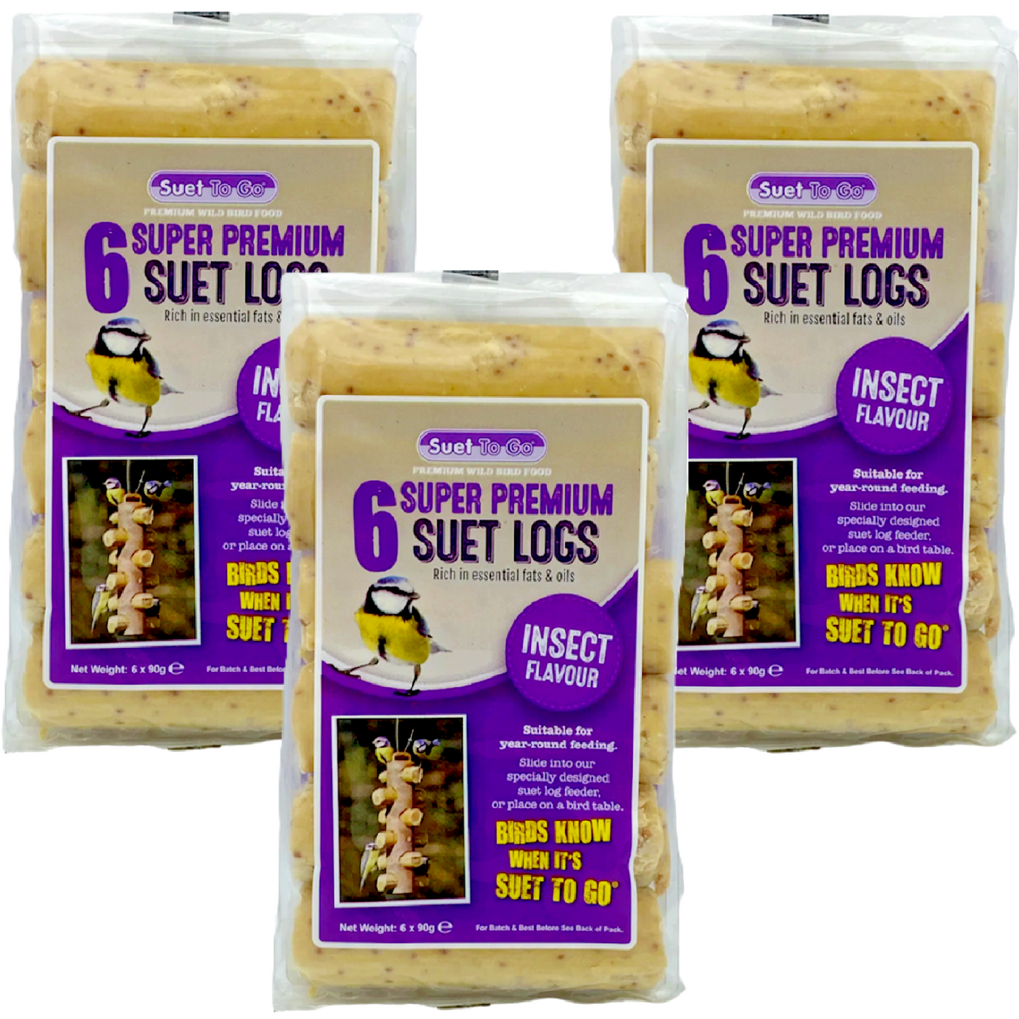 Suet To Go - Suet Logs (6pk)
