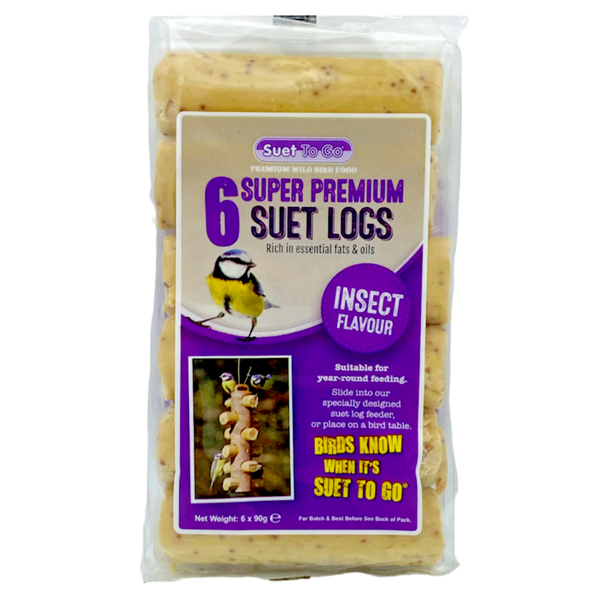 Suet To Go - Suet Logs (6pk)