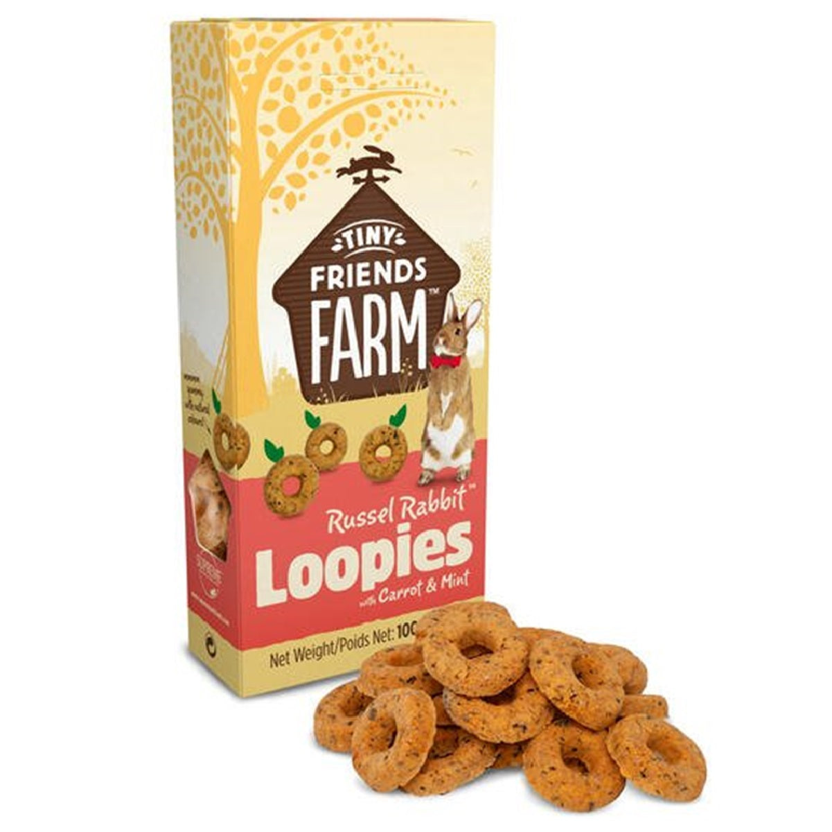 Tiny Friends Farm - Russel Rabbit Loopies (100g)