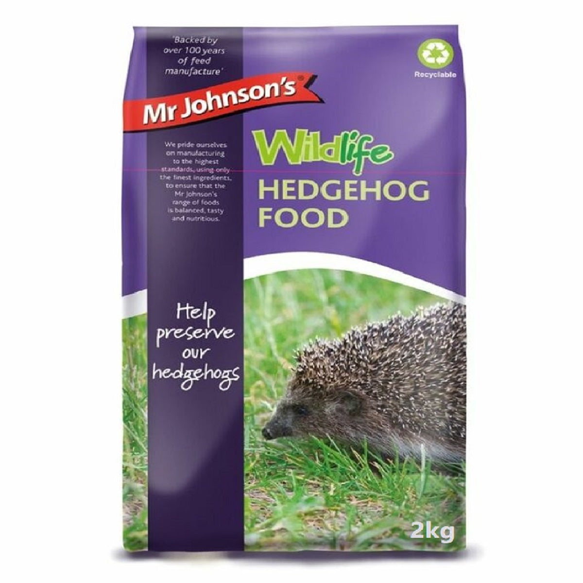 Mr Johnson's - Hedgehog Food (2kg)