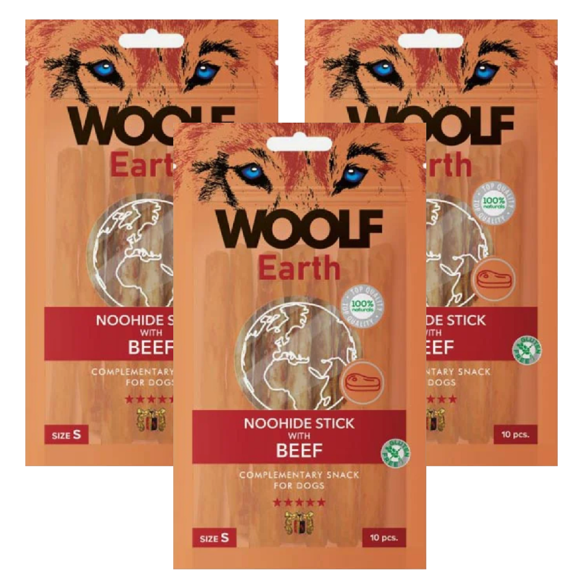 Woolf - Earth NOOHIDE Sticks (10pk)