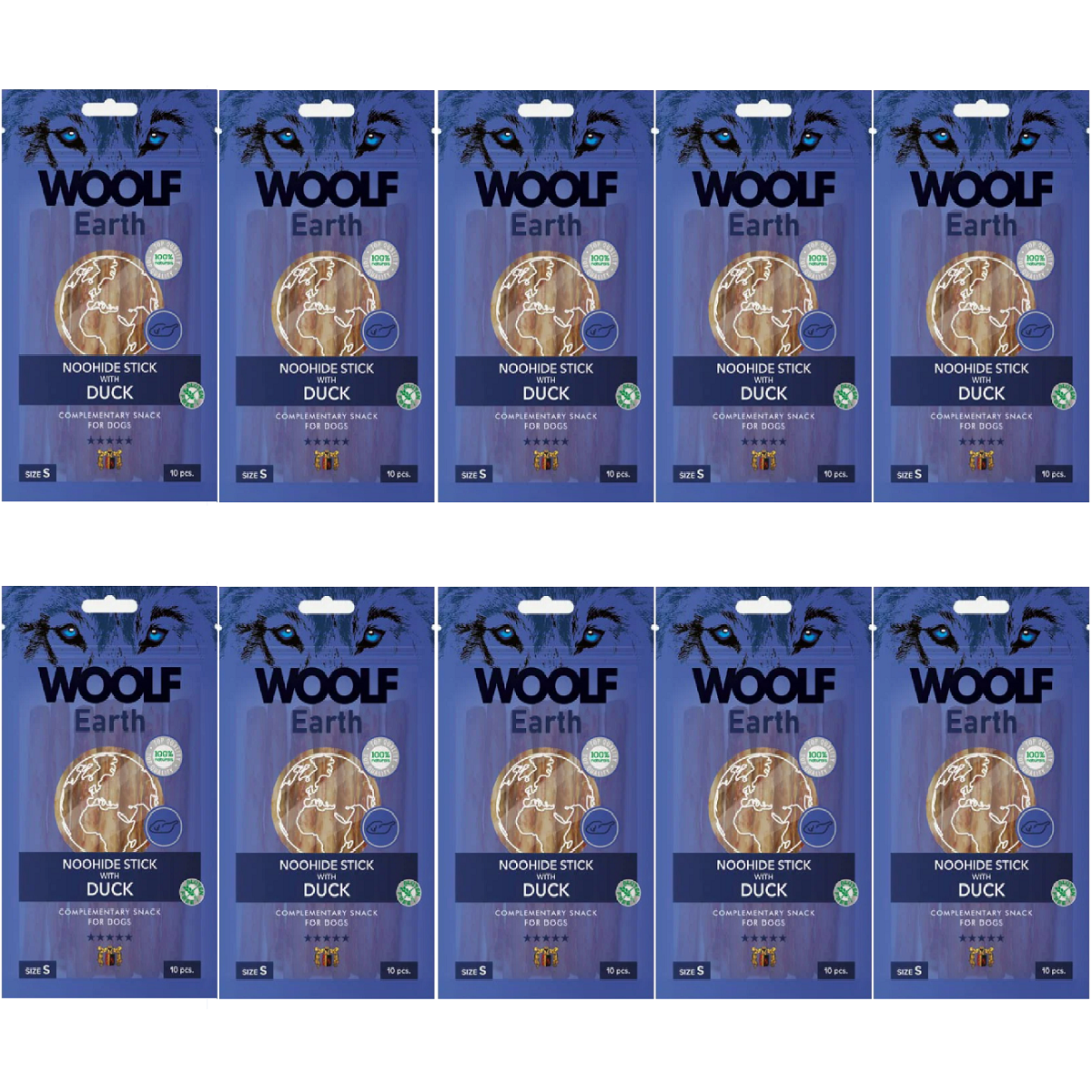 Woolf - Earth NOOHIDE Sticks (10pk)