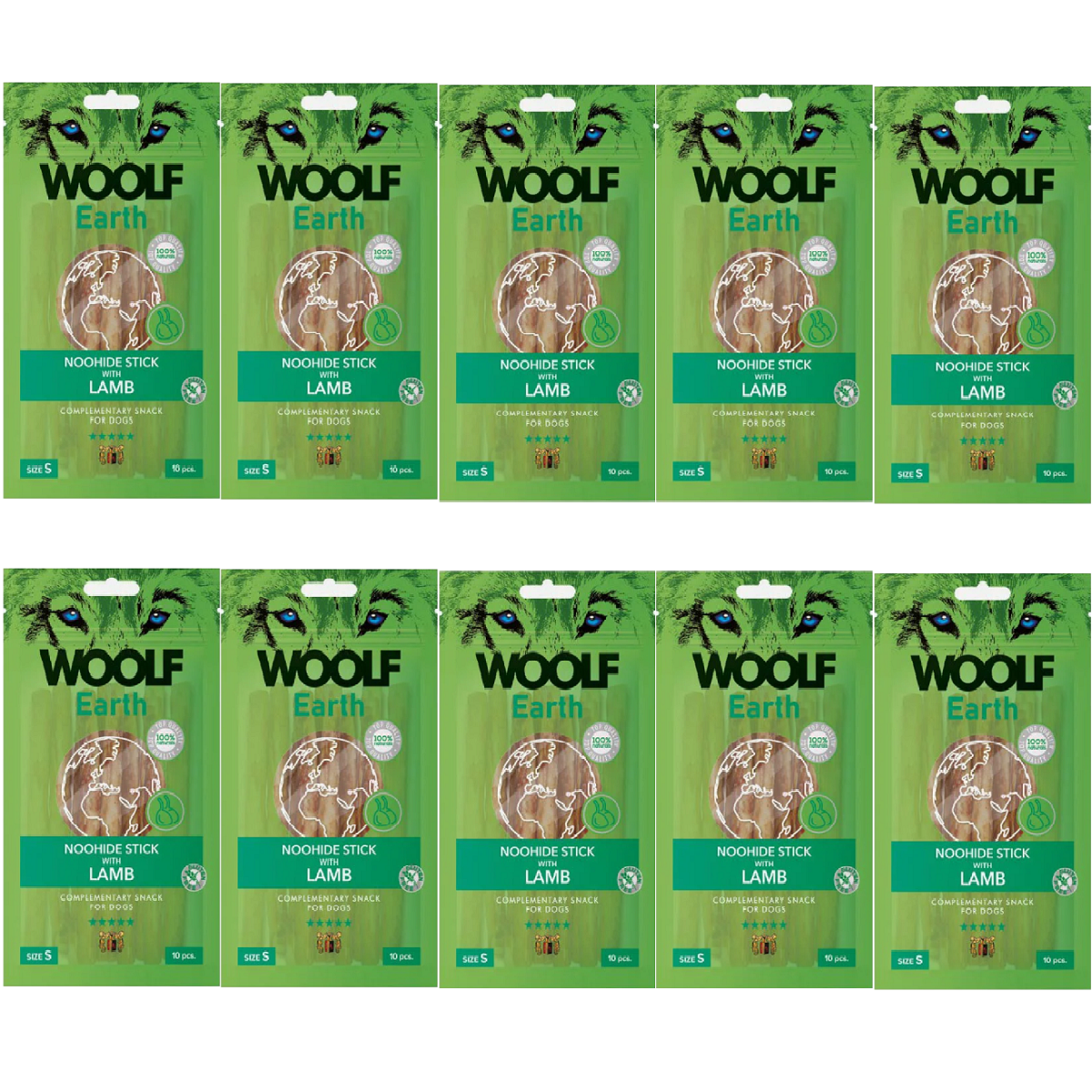 Woolf - Earth NOOHIDE Sticks (10pk)