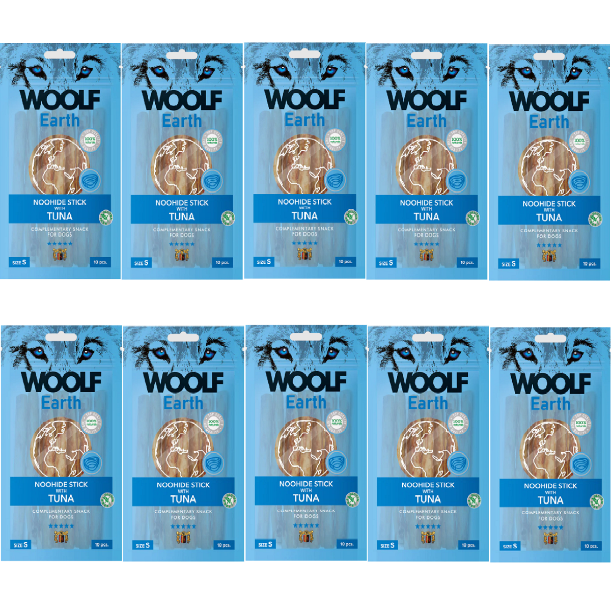 Woolf - Earth NOOHIDE Sticks (10pk)