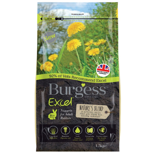 Burgess - Excel Nature's Blend Rabbit (1.5kg)
