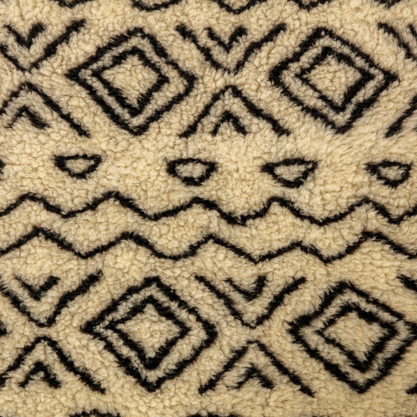Danish Design - Sherpa Fleece Neutral Geometric Blanket
