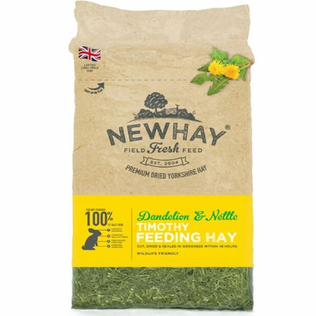 Newhay - Dandelion & Nettle Timothy Hay (1kg)